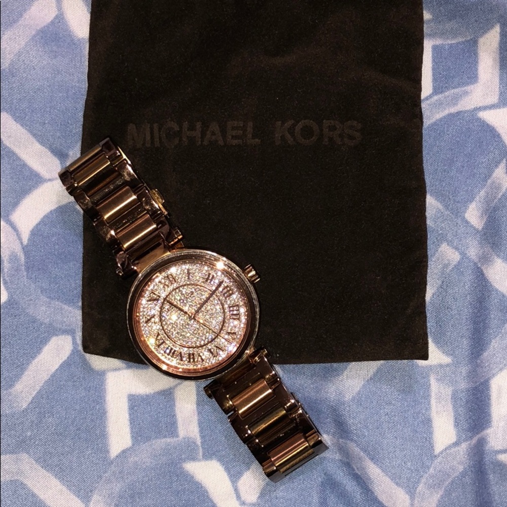 Michael Kors Rose Gold Bedazzled Watch ✨✨